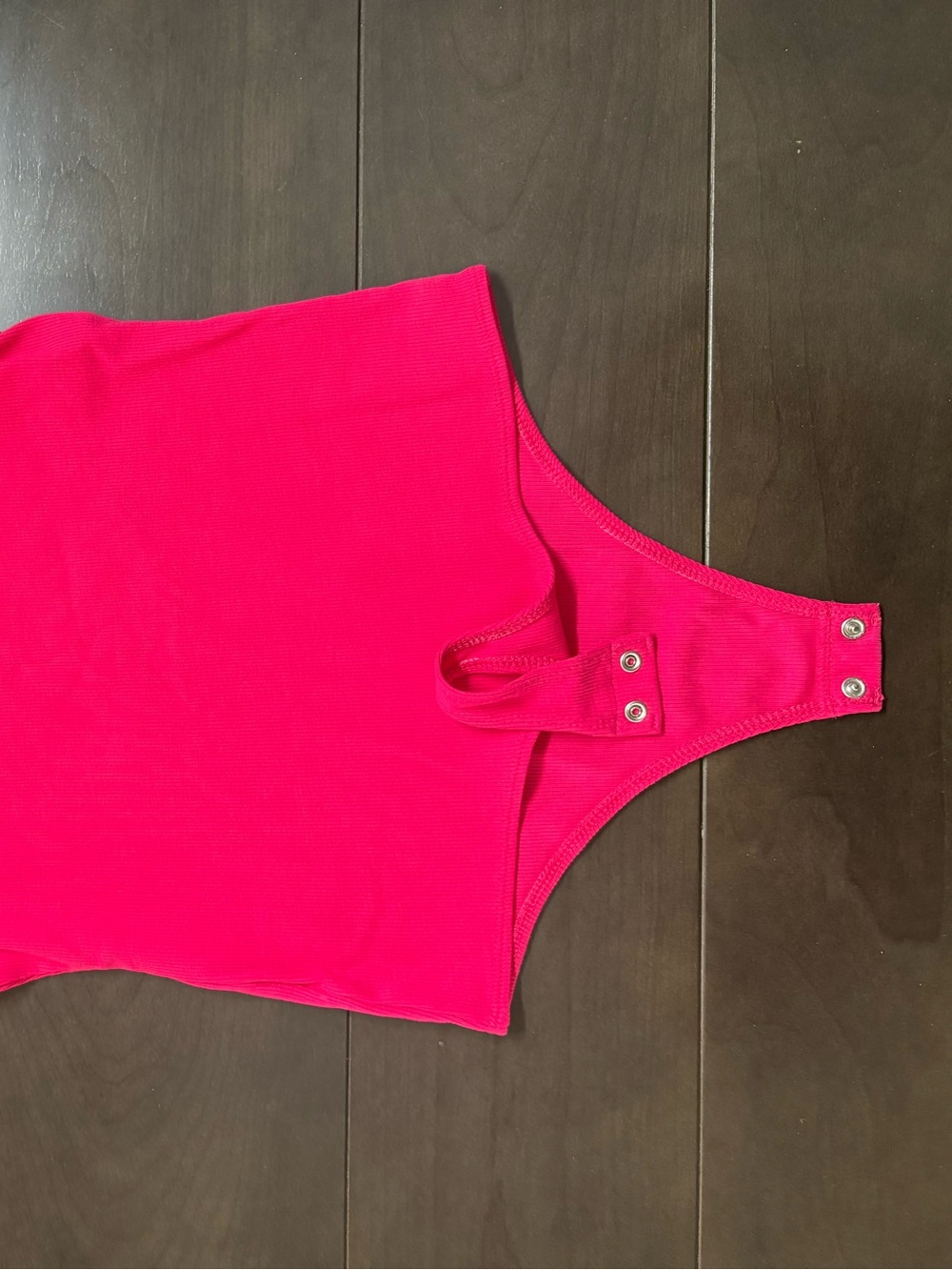 Express Ruffle Sleeve Tee - Hot Pink - Picture 3 of 3
